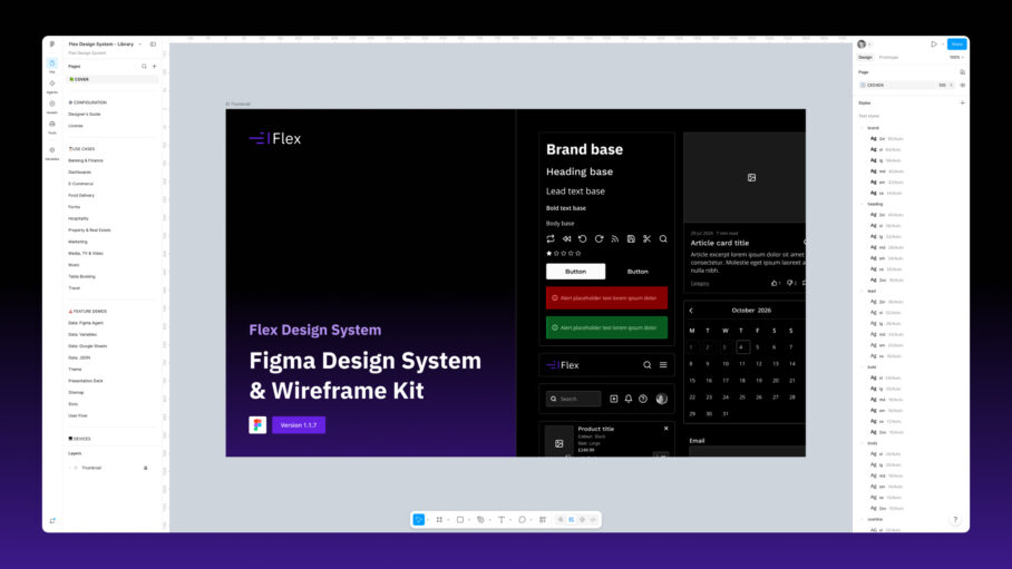 Screenshot of the Figma Thumbnail/cover section